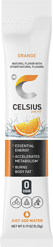 CELSIUS ON THE GO PACK ORANGE