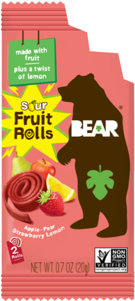 BEAR FRUIT ROLL UPS 20GR