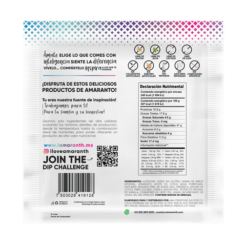 I Amaranth - Galletas Sabor Rol de Canela y Hemp 62gr