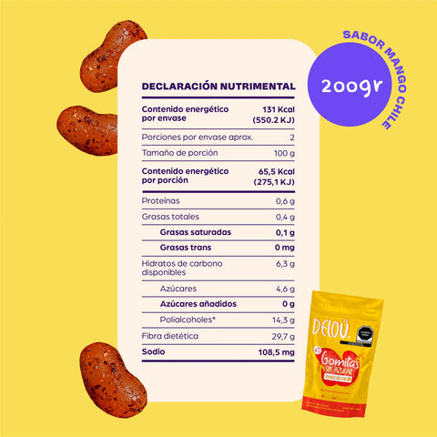 DELOU - MANGO CON CHILE 40GR
