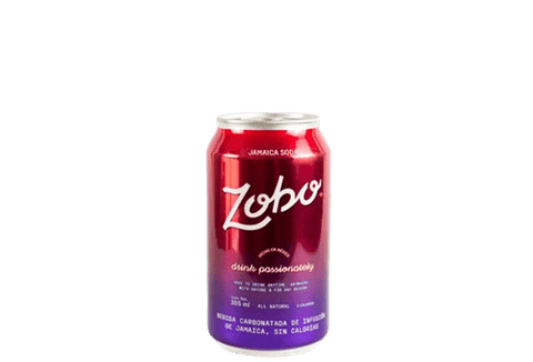 ZOBO - SODA DE JAMAICA SIN AZUCAR 355ML