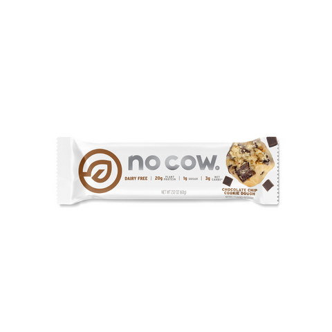 No Cow Chocolate Chip Cookie Dough Protein Bar