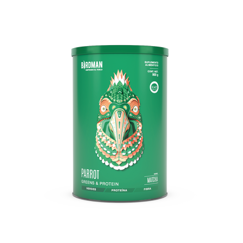 Birdman Parrot Greens & Protein Matcha 900gr