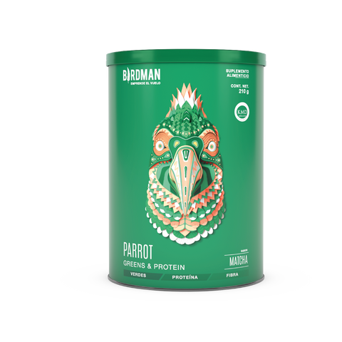 Birdman Parrot Greens & Protein Matcha 210gr