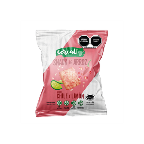 Cerealty Snack de Arroz sabor Chile y Limon