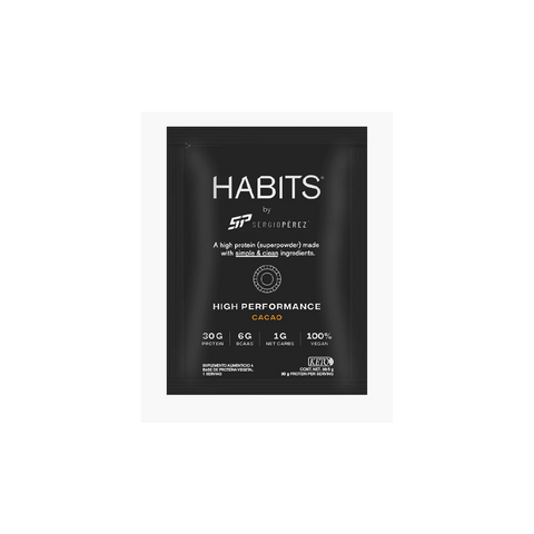Habits by Sergio Pérez Protein Sachets Cacao High Performance
