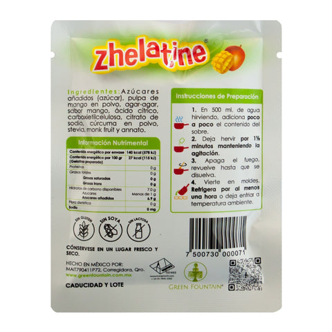 ZHELATINE - GELATINA SABOR MANGO