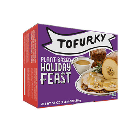 Tofurky Veggie Feast con Gravy y Brownie Vegano