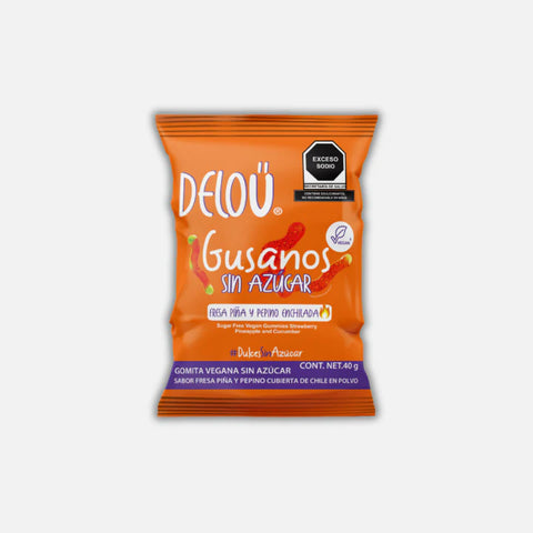 DELOU - GUSANITOS ENCHILADOS 40GR