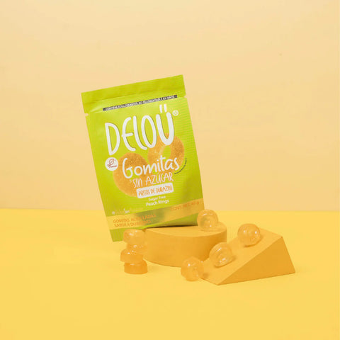 DELOU - ARITOS DE DURAZNO 40GR
