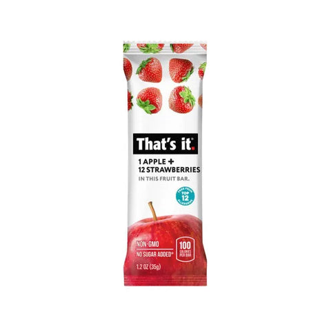 THATS IT - FRUIT BAR APPLE STRAWBERRY 35GR