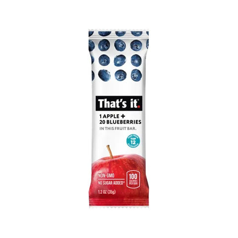 THATS IT - FRUIT BAR APPLE BLUEBERRY 35GR