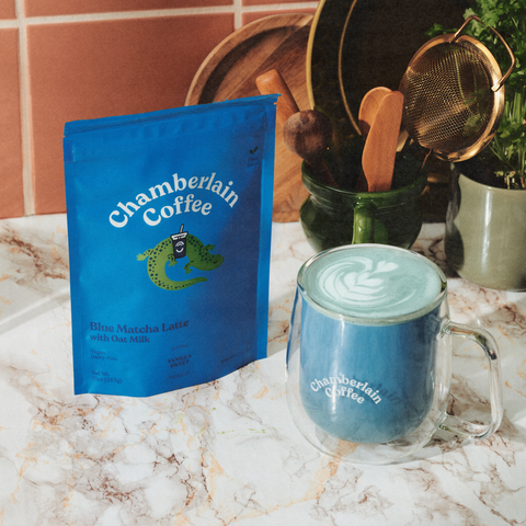 Chamberlain Coffee Blue Matcha Latte