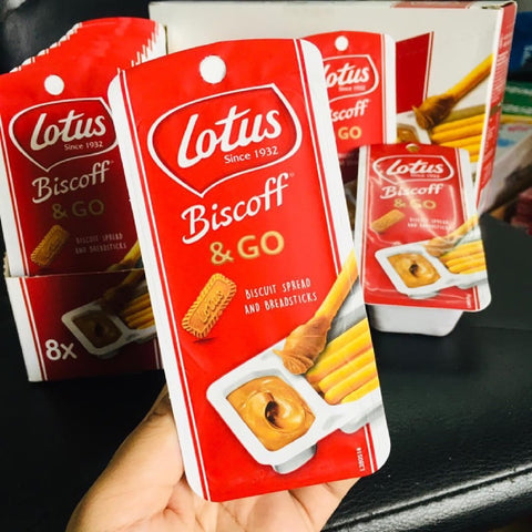 Lotus Biscoff & Go Cookie Butter and Breadsticks