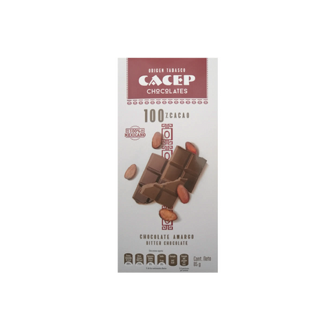 Cacep Barra de Chocolate 100% Cacao