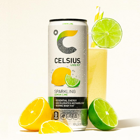 Celsius Sparkling Lemon Lime Energy Drink