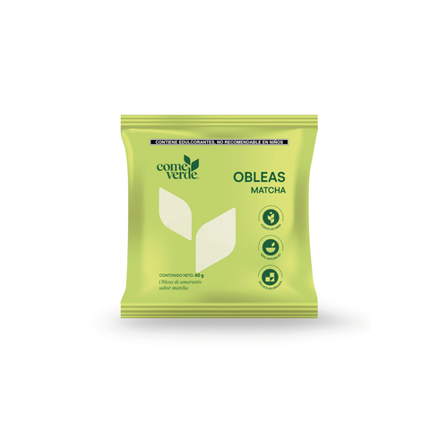 Come Verde Obleas Matcha