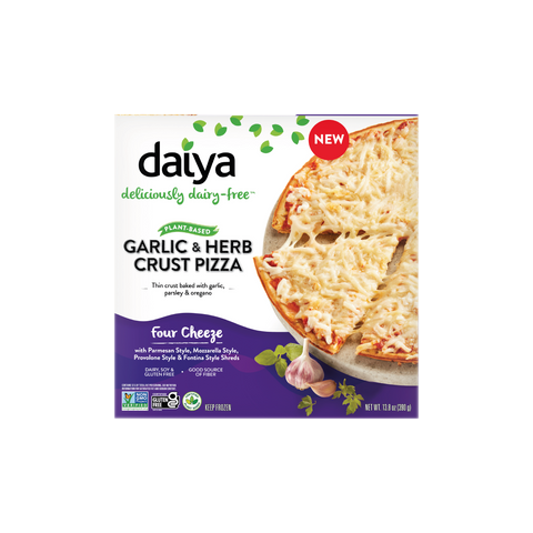 Daiya Four Cheeze Garlic & Herb Crust Pizza