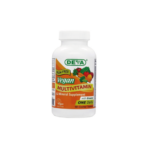 Deva Multivitamin and Mineral Supplement Iron Free