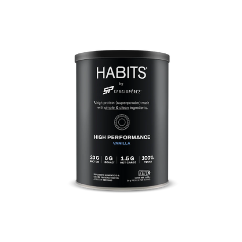 Habits by Sergio Pérez Protein Vanilla High Performance - 1078g