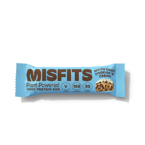 Misfits Protein Bar White Choco Cookies N' Cream