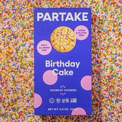 Partake Birthday Cake Cookies