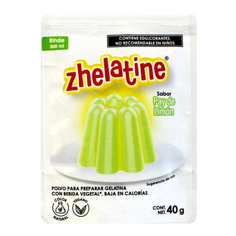 ZHELATINE - GELATINA SABOR PAY DE LIMÓN